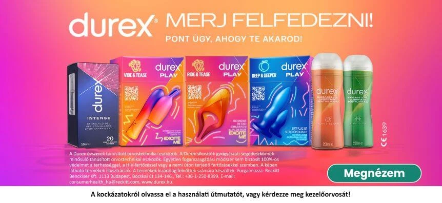 Durex termékek kedvező áron a szexaruhaz.hu online szexshopban