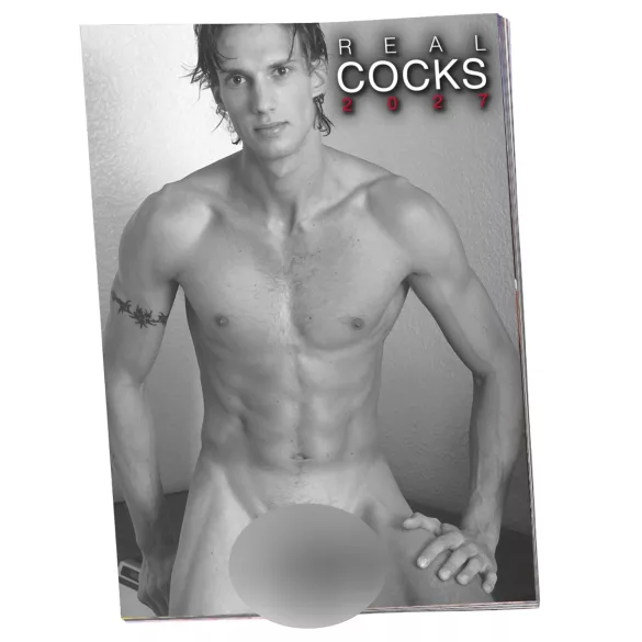 Real Cocks 2027 - erotikus falinaptár, ajándék (1 db)