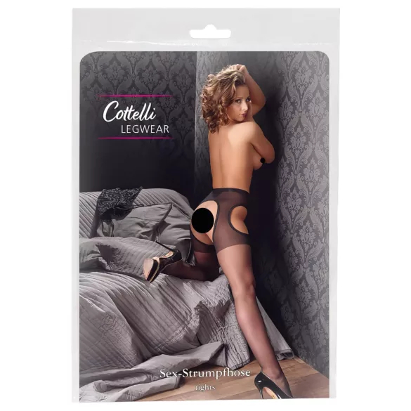 Cottelli - Szex harisnya (fekete)