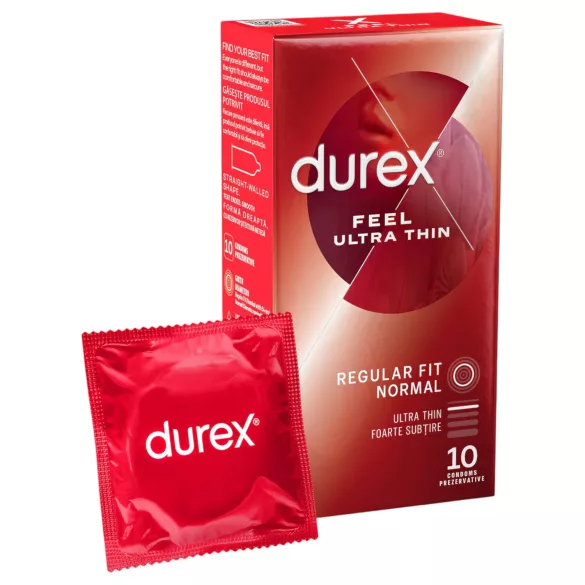 Durex Feel Ultra Thin - ultra élethű óvszer (10 db)