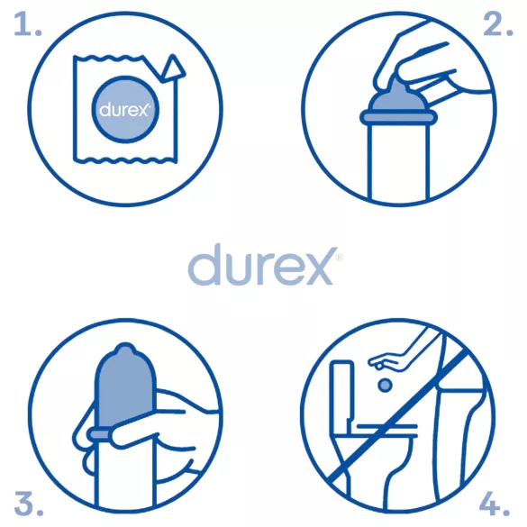 Durex Feel Thin - élethű érzés óvszer (3 db)