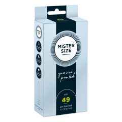 Mister Size vékony óvszer - 49mm (10db)