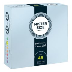 Mister Size vékony óvszer - 49mm (36db)