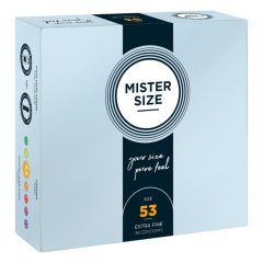Mister Size vékony óvszer - 53mm (36db)