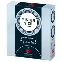 Mister Size vékony óvszer - 60mm (3db) Mister Size vékony óvszer - 60mm (3db)