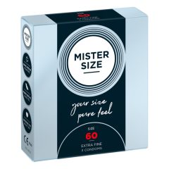 Mister Size vékony óvszer - 60mm (3db)