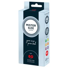 Mister Size vékony óvszer - 60mm (10db) Mister Size vékony óvszer - 60mm (10db)