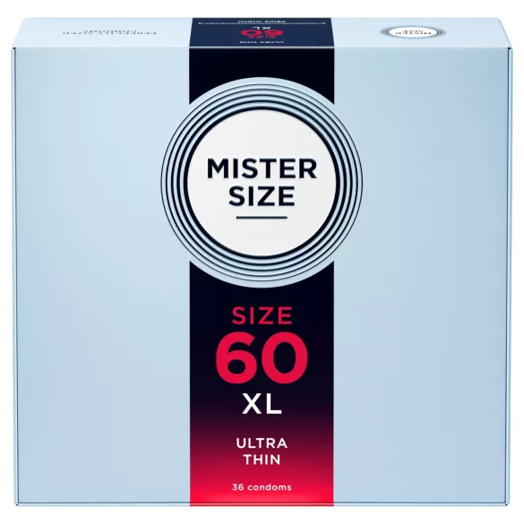 Mister Size vékony óvszer - 60 mm (36 db)