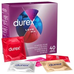 Durex Love Mix - óvszer csomag (40db) Durex Love Mix - óvszer csomag (40db)
