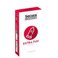 Secura Extra Fun - pontozott óvszer - 53mm (12db) Secura Extra Fun - pontozott óvszer - 53mm (12db)