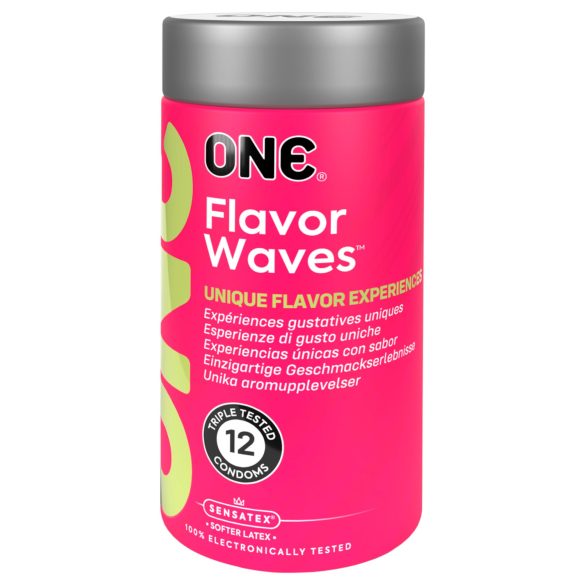ONE Flavor Waves - ízesített óvszer - vegyes (12db)
