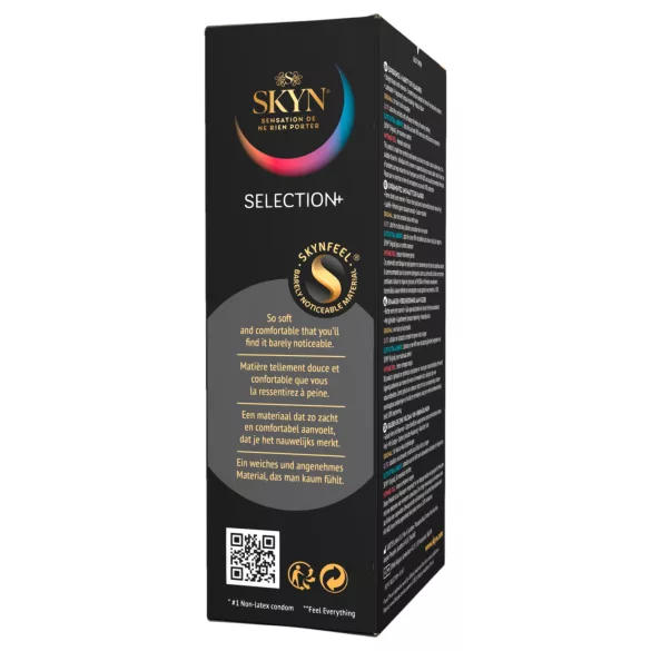 SKYN Selection+ - latexmentes óvszer válogatás (10 db)