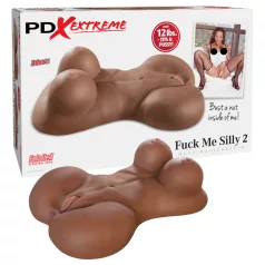   Pipedream Fuck Me Silly Sista - barna női torzó maszturbátor (5,7 kg)