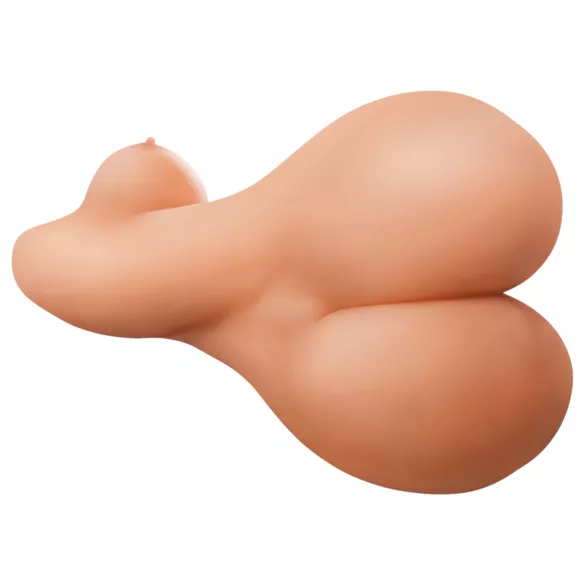 Mega Fuck Slut - realisztikus női test maszturbátor (testszínű)