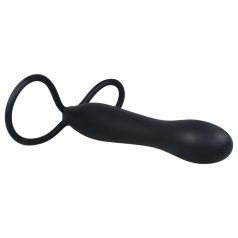 You2Toys - Special anál dildó és péniszgyűrű - fekete You2Toys - Special anál dildó és péniszgyűrű - fekete
