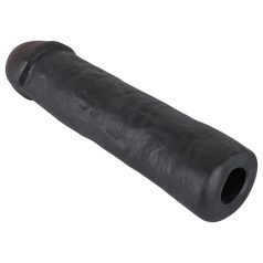   You2Toys - BIG - hosszabbító, vastagító péniszköpeny (fekete)