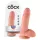 King Cock 7 herés dildó (18 cm, testszínű)