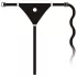 You2Toys - Silicone Strap-On - felcsatolható dildó (fekete)