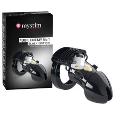   mystim Black Edition PUBIC ENEMY No 1 - elektro pénisz ketrec