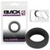 Black Velvets - vastagfalú péniszgyűrű (2,6cm) - fekete
