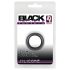 Black Velvets - vastagfalú péniszgyűrű (2,6cm) - fekete