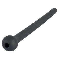   Dilator Piss Play - üreges, szilikon húgycsőtágító dildó (fekete)