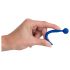 Dilator Sperm Stopper - gömbös, szilikon húgycső tágító (kék)