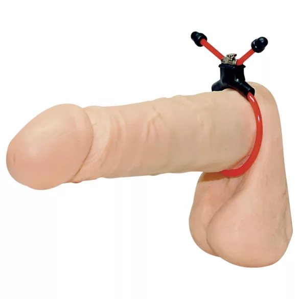 You2Toys - állítható péniszgyűrű (piros)