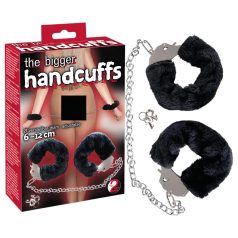 You2Toys - Plüss bilincs hosszú lánccal - fekete You2Toys - Plüss bilincs hosszú lánccal - fekete