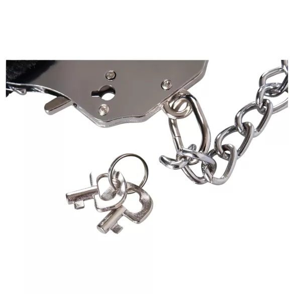 You2Toys - Plüss bilincs hosszú lánccal (fekete)