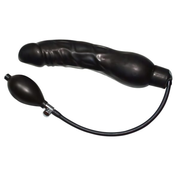 You2Toys - latex pumpálható análtágító - fekete (nagy)