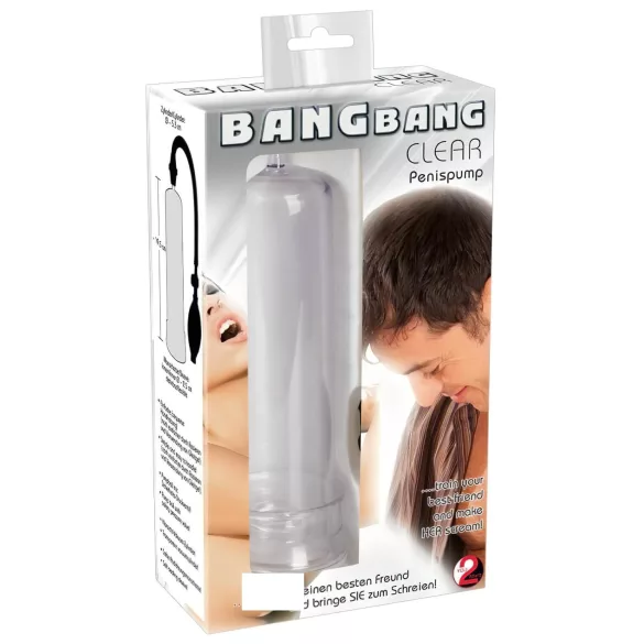 Bang Bang péniszpumpa - átlátszó