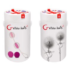   Geisha Balls 2 - variálható gésagolyó szett (pink-fehér)