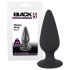 Black Velvets Heavy - 40g-os anál plug (fekete)