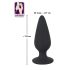 Black Velvet Heavy - 40g-os anál plug (fekete)