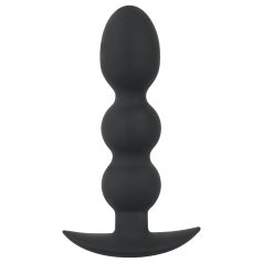 Black Velvets Heavy - 145g-os gömbös anál plug (fekete) Black Velvets Heavy - 145g-os gömbös anál plug (fekete)