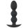 Black Velvets Heavy - 145g-os gömbös anál plug (fekete)