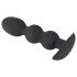 Black Velvets Heavy - 145g-os gömbös anál plug (fekete)