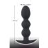 Black Velvets Heavy - 145g-os gömbös anál plug (fekete)