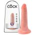 King Cock 5 dildó (13 cm) - natúr