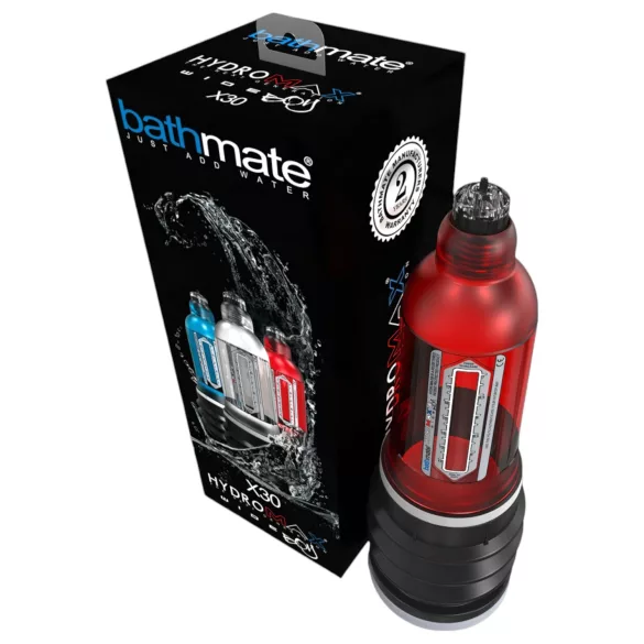 Bathmate Hydromax 7 Wide - hidro péniszpumpa (piros)