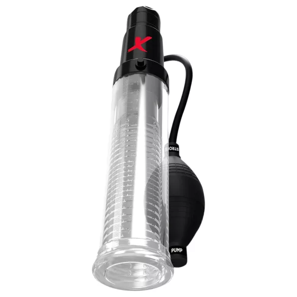 PDX Elite - 2in1 - péniszpumpa és maszturbátor egyben (átlátszó)