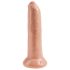 King Cock 9 - élethű dildó (23 cm) - natúr