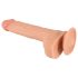 realistixxx - tapadókorongos élethű dildó (22cm) - natúr