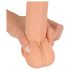 realistixxx - tapadókorongos élethű dildó (22cm) - natúr