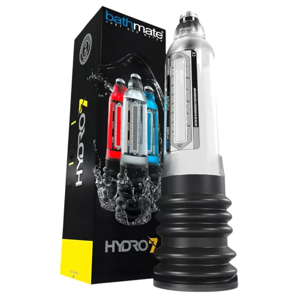Bathmate Hydro7 - hidraulikus péniszpumpa (átlátszó)