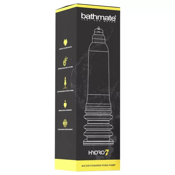 Bathmate Hydro7 - hidraulikus péniszpumpa (átlátszó)