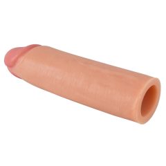 realistixxx - hosszabbító péniszköpeny - 16,5cm (natúr)