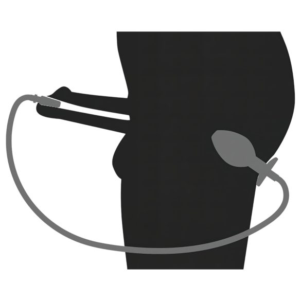 Piss to Ass Plug - üreges anál plug húgycső tágítóval