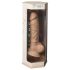 Silexd 7 - tapadókorongos dildó - 17,5cm (natúr)